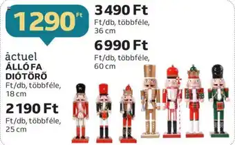 Auchan actuel ÁLLÓ FA DIÓTÖRŐ Ft/db, 18 cm ajánlat