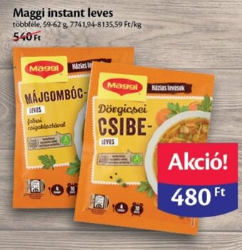 EcoFamily Maggi instant leves 59-62g ajánlat