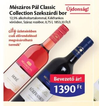 Mészáros Pál Classic Collection Szekszárdi bor 0,75 l