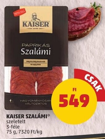 PENNY KAISER SZALÁMI 75 g ajánlat