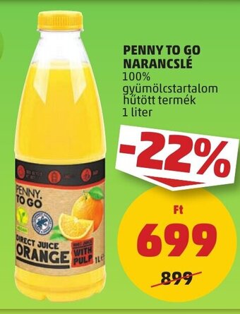 PENNY TO GO NARANCSLÉ 1 l