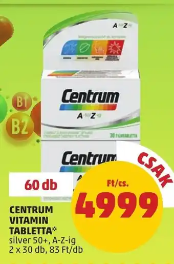 CENTRUM VITAMIN TABLETTA 2 x 30 db