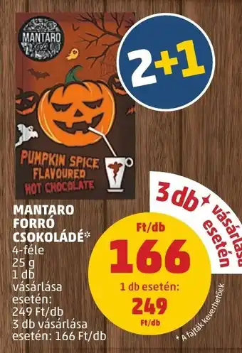 PENNY MANTARO FORRÓ CSOKOLÁDÉ 25 g ajánlat