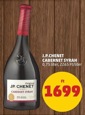 J.P. CHENET CABERNET SYRAH 0,75 l