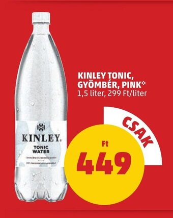 PENNY KINLEY TONIC, GYÖMBÉR, PINK 1,5 l ajánlat