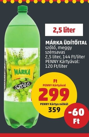 PENNY MÁRKA ÜDÍTŐITAL 2,5 l ajánlat