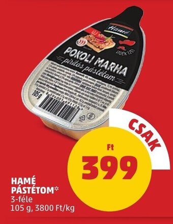 PENNY HAMÉ PÁSTÉTOM 105 g ajánlat