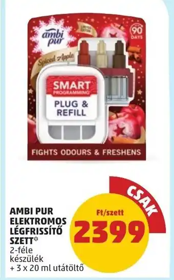 AMBI PUR ELEKTROMOS LEGFRISSÍTÓ SZETT 3 x 20 ml