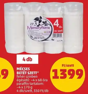 PENNY MÉCSES BETÉT SZETT 4 db ajánlat