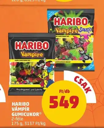PENNY HARIBO VÁMPÍR GUMICUKOR 175 g ajánlat