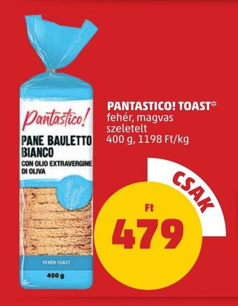 PENNY PANTASTICO! TOAST 400 g ajánlat