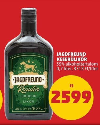 PENNY JAGDFREUND KESERŰLIKŐR 0,7 l ajánlat