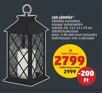 PENNY LED LÁMPÁS 1 db ajánlat