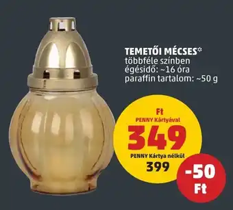 PENNY TEMETŐI MÉCSES 1 db ajánlat