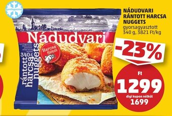 PENNY NÁDUDVARI RÁNTOTT HARCSA NUGGETS 340 g ajánlat