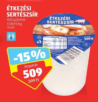 ALDI ÉTKEZÉSI SERTÉSZSÍR 500 g ajánlat