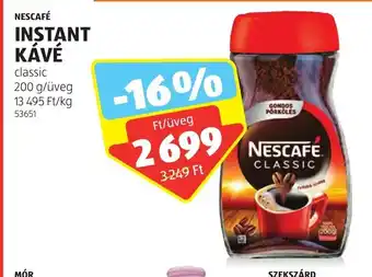 ALDI NESCAFÉ INSTANT KÁVÉ 200 g ajánlat