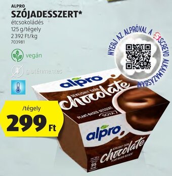 ALDI ALPRO SZÓJADESSZERT 125g ajánlat
