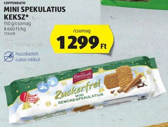 ALDI COPPENRATH MINI SPEKULATIUS KEKSZ 150g ajánlat