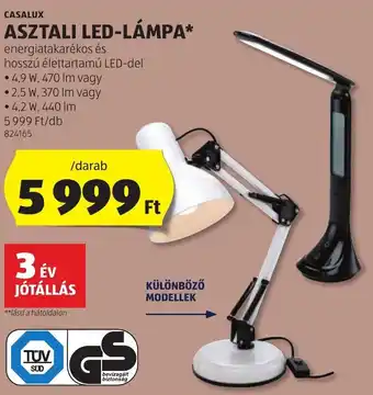 ALDI CASALUX ASZTALI LED-LÁMPA ajánlat