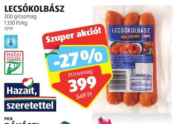 LECSÓKOLBÁSZ 300g
