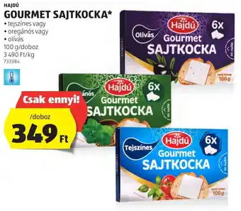 HAJDÚ GOURMET SAJTKOCKA 100g