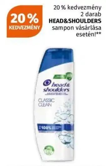 Müller HEAD&SHOULDERS sampon vásárlása ajánlat