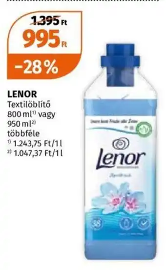 Müller LENOR Textilöblítő 800 ml ajánlat