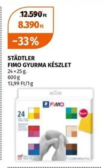 Müller STÄDTLER FIMO GYURMA KÉSZLET 24 x 25 g ajánlat