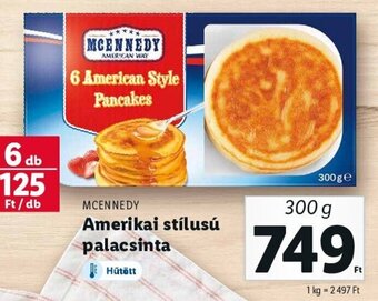 Lidl MCENNEDY Amerikai stílusú palacsinta 300 g ajánlat