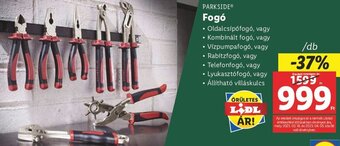 Lidl PARKSIDE Fogó 1 db ajánlat