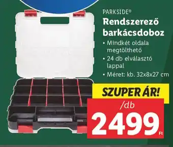 Lidl PARKSIDE Rendszerező barkácsdoboz 1 db ajánlat