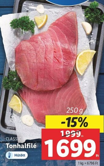 Lidl CLASSIC Tonhalfilé 250 g ajánlat