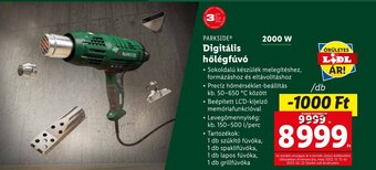 Lidl PARKSIDE Digitális hőlégfúvó ajánlat