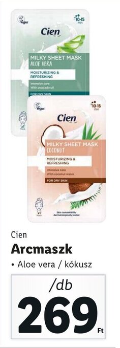 Lidl Cien Arcmaszk ajánlat
