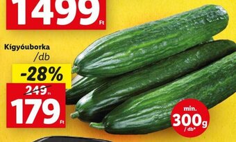 Lidl Kígyóuborka 1 db ajánlat