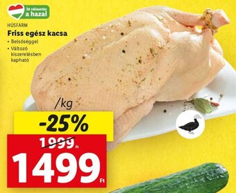 HÚSFARM Friss egész kacsa 1 kg