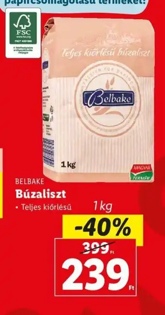 Lidl BELBAKE Búzaliszt 1 kg ajánlat