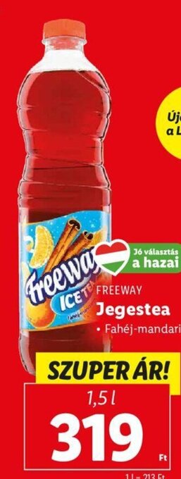 Lidl FREEWAY Jegestea 1,5 l ajánlat