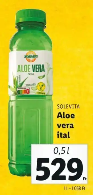 Lidl SOLEVITA Aloe vera ital 0,5 l ajánlat