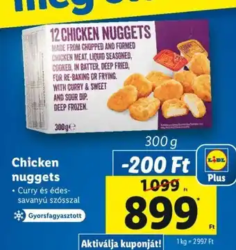 Lidl Chicken nuggets 300 g ajánlat