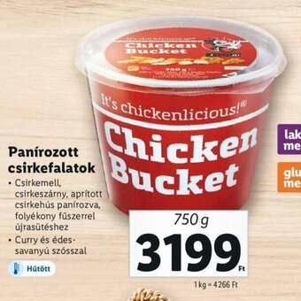 Lidl Panírozott csirkefalatok 750 g ajánlat