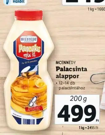 Lidl MCENNEDY Palacsinta alappor 200 g ajánlat