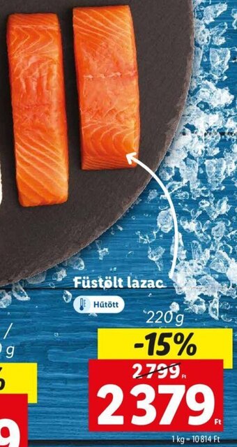 Lidl Füstölt lazac 220g ajánlat