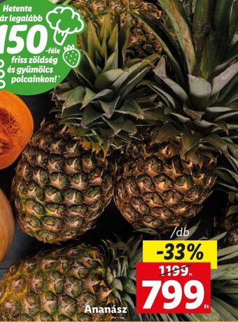 Lidl Ananász db ajánlat