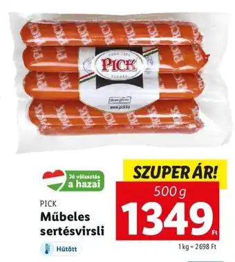 Lidl PICK Műbeles sertésvirsli 500g ajánlat