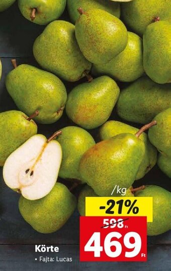 Lidl Körte kg ajánlat