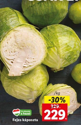 Lidl Fejes káposzta kg ajánlat