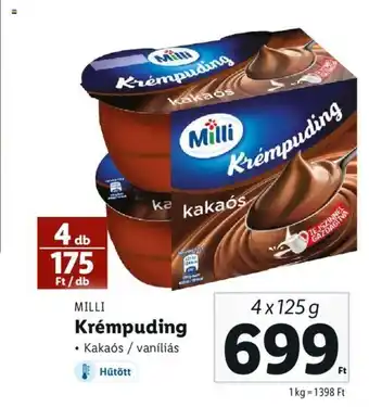 MILLI Krempuding 4x125g