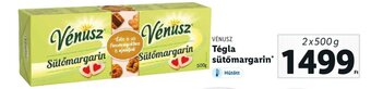 Lidl VÉNUSZ Tégla sütőmargarin 2x500g ajánlat